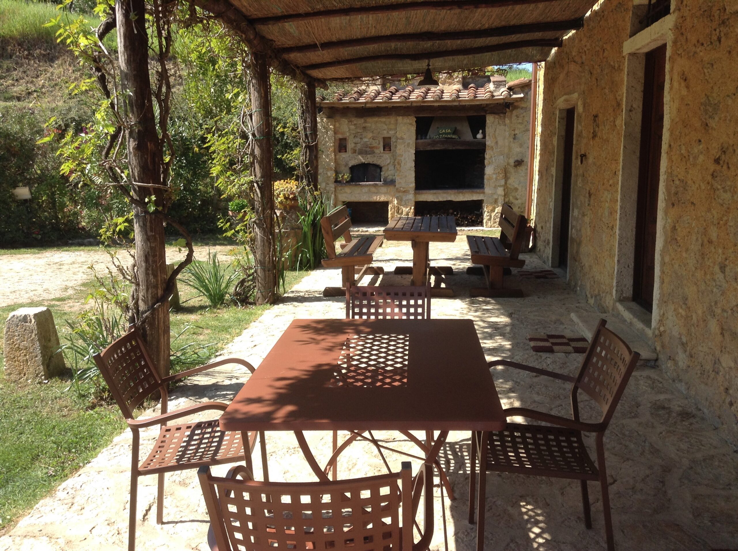 Agriturismo Bozzanino - Casciana Terme Lari - Toscana - il patio- immagine